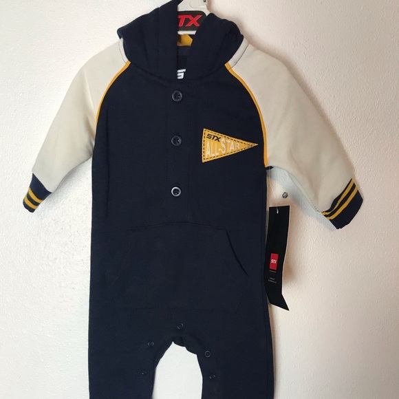 NWT navy STX Allstar hooded one piece - Picture 2 of 16